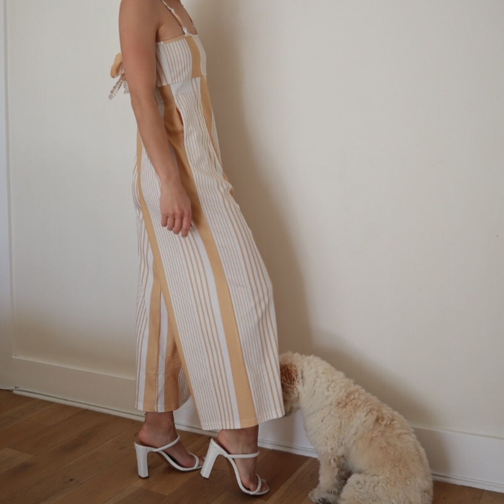 Striped jumpsuit